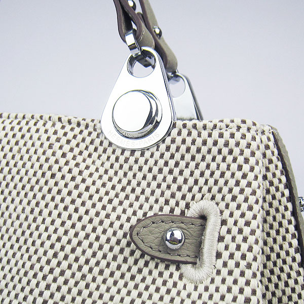 Fake Hermes New Arrival Double-duty handbag Grey 60668